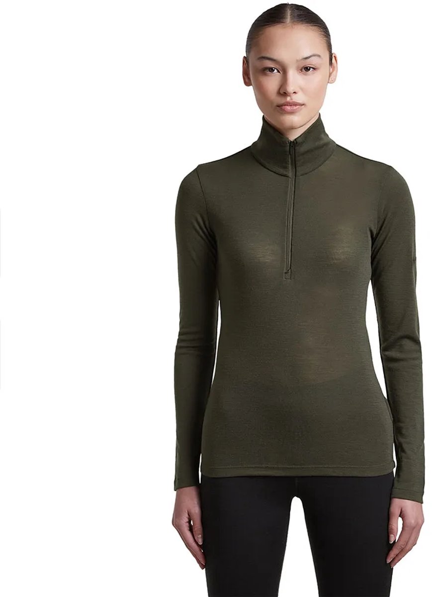 Icebreaker 175 Everyday Half Rits Lange Mouw T-shirt M Vrouw