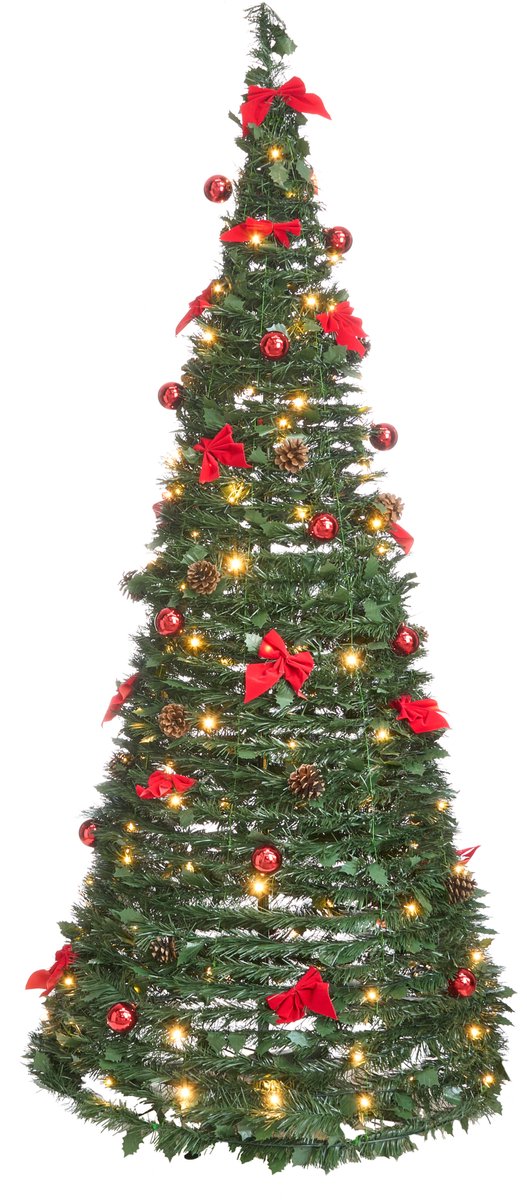 PINEORA - Kunstkerstboom - Groen - 184 cm - Synthetisch materiaal