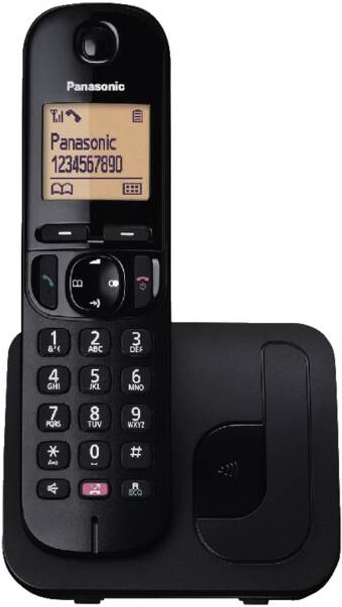 Telefoon Panasonic Dect KX-TGC250NLB Mono Black