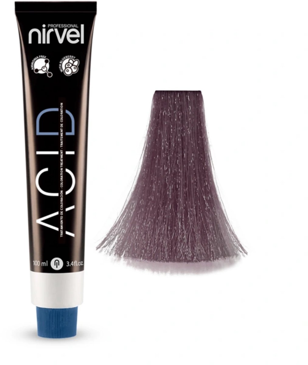Nirvel ACID VIOLET 8/26 / Professionele haarkleur met zure pH-waarde 100 ml