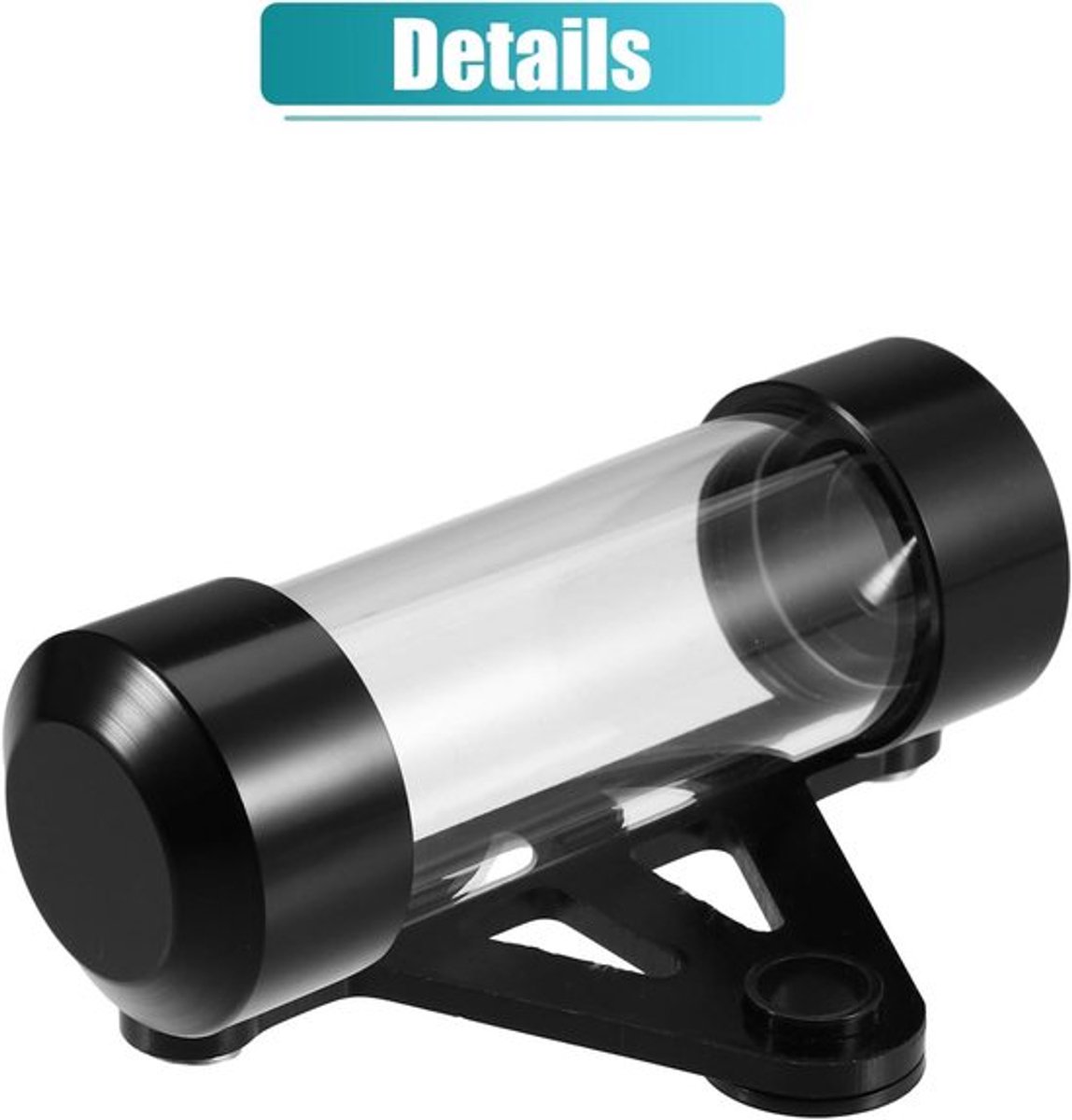 Universele motorfiets stuurbuis accessoires | Cilinderbuis | Waterdichte motorfiets verzekeringshouder - Zwart