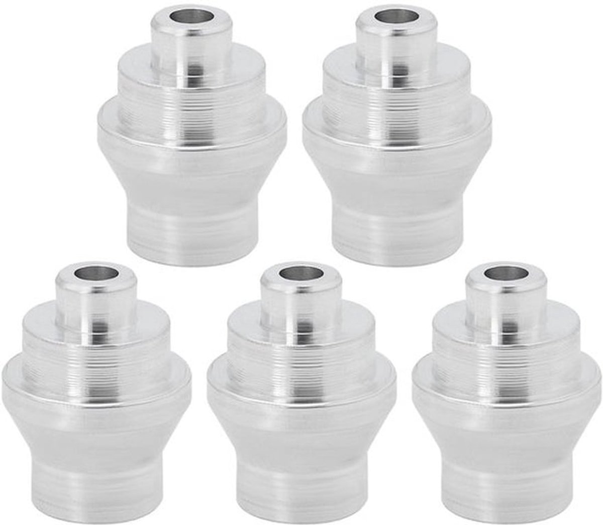 Remhulzen Aluminiumlegering - 5 Stuks - 7mm Binnendiameter - Geschikt voor Opvouwbare Fiets/Racefiets - Duurzaam - Eenvoudige Installatie - Kabelstopper