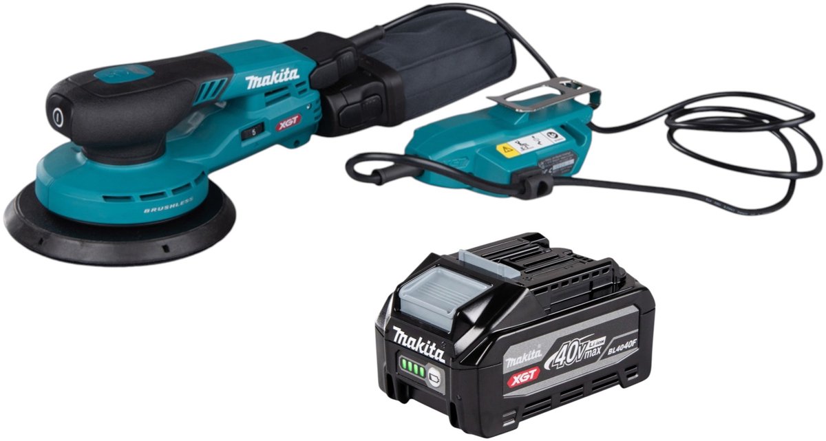 Makita BO 002 CGZ Accuschuurmachine 40 V max. 150 mm 5,0 mm slag Brushless Solo - zonder accu, zonder lader