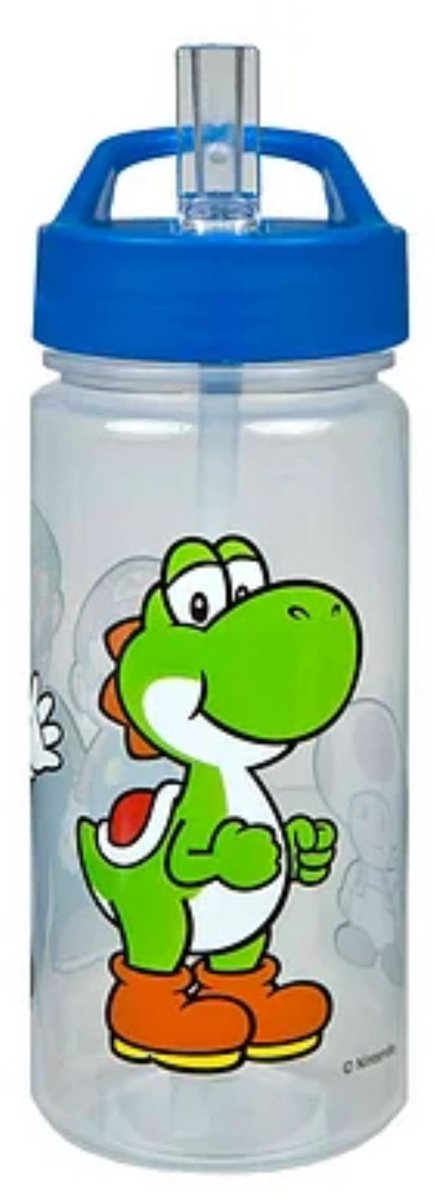 Super Mario Lunchset - Lunchbox - Drinkfles - Blauw - Lunchbox Kinderen van Merkloos — afbeelding 4