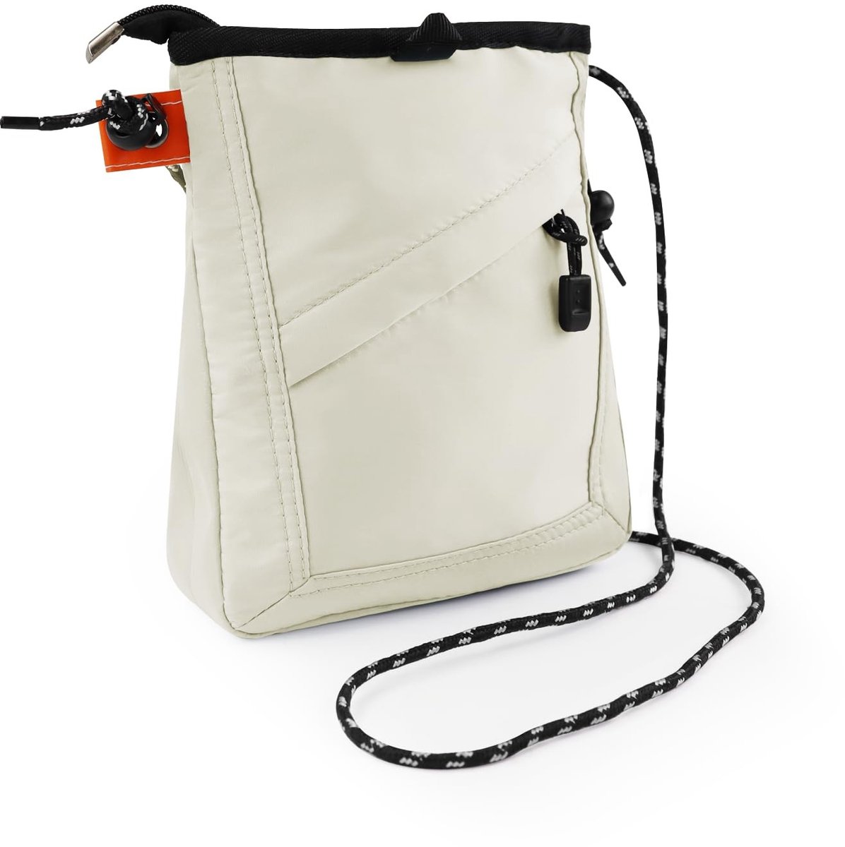 Dailygoods - Andiker Schoudertas voor dames, lichte waterdichte crossbody tas voor dames met verstelbaar trekkoord, stijlvolle nylon crossbody tas voor heren voor winkelen en reizen