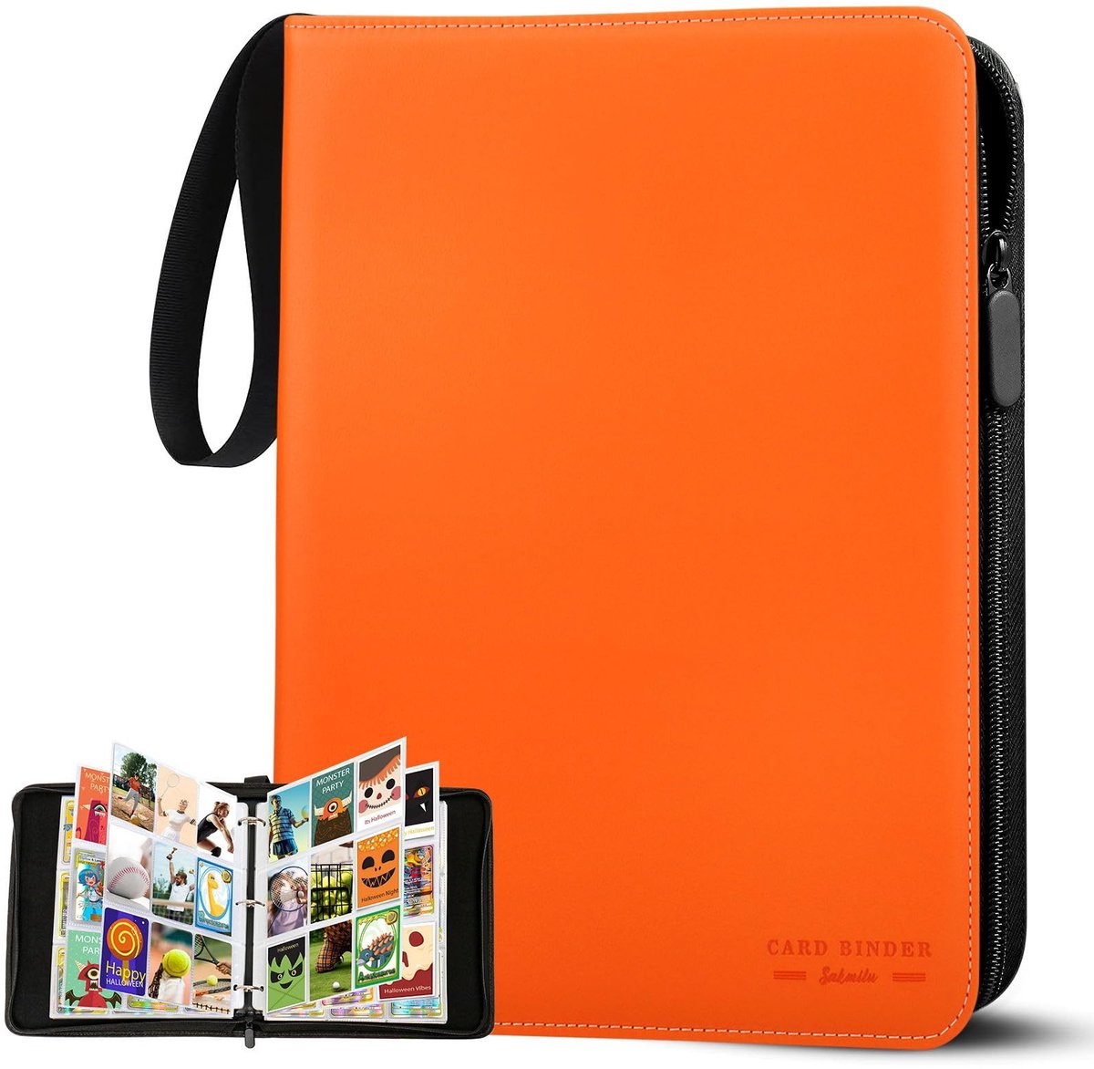 Dailygoods- Trading Card Album met hoezen voor maximaal 720 kaarten - Kaarten Album - Verzamelalbum - Opbergmap - Schutbladen - Duurzaam materiaal - Kaartenalbum