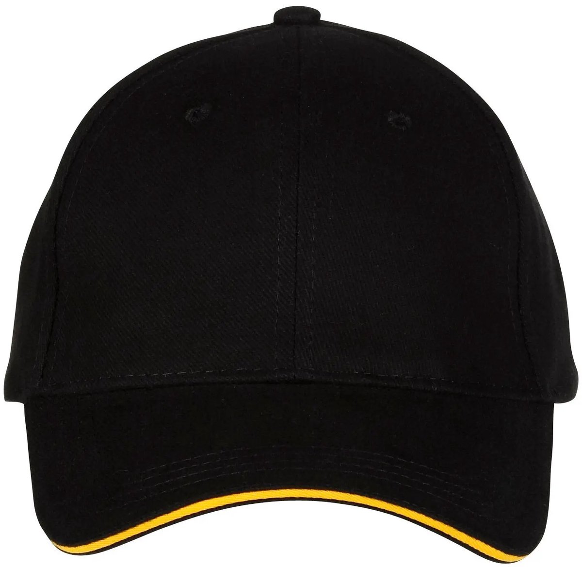 6-panel pet Black & Match