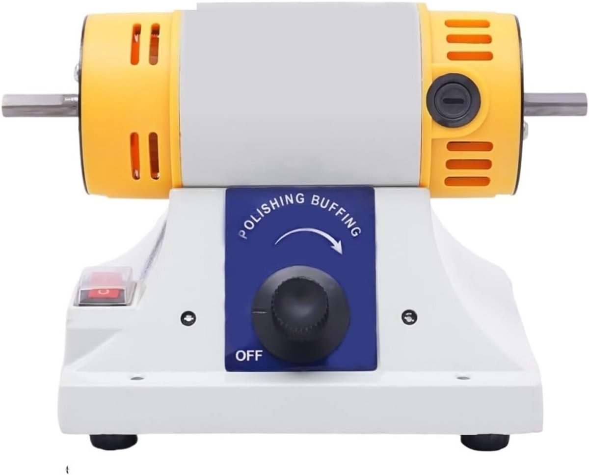 Mini Slijpmachine - Polijstmachine - Sieraden Bewerken - Traploze Snelheid - 20x15 cm - Zwart