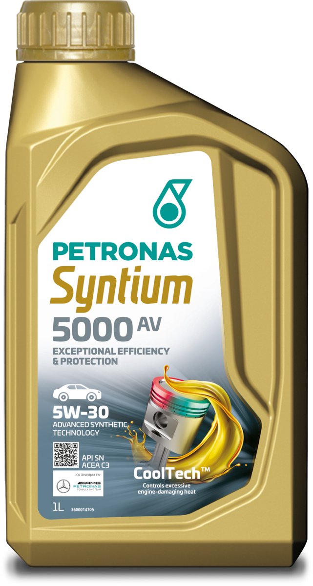 Petronas Syntium - Motorolie - 5000 AV - 5W-30 - SN_1L