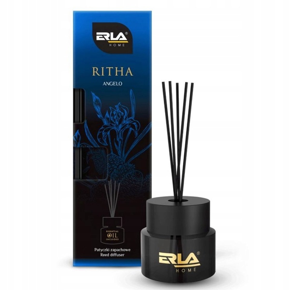 Melle Ritha Serie - Luchtverfrisser - Angelo - Cederhout, Iris, Citrus - 100ml