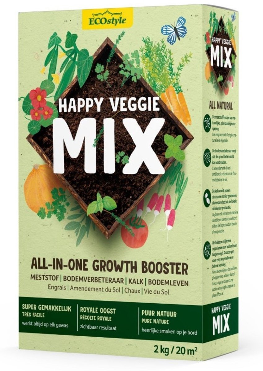 ECOstyle Happy Veggie Mix | 2 kg en 4 kg 2KG
