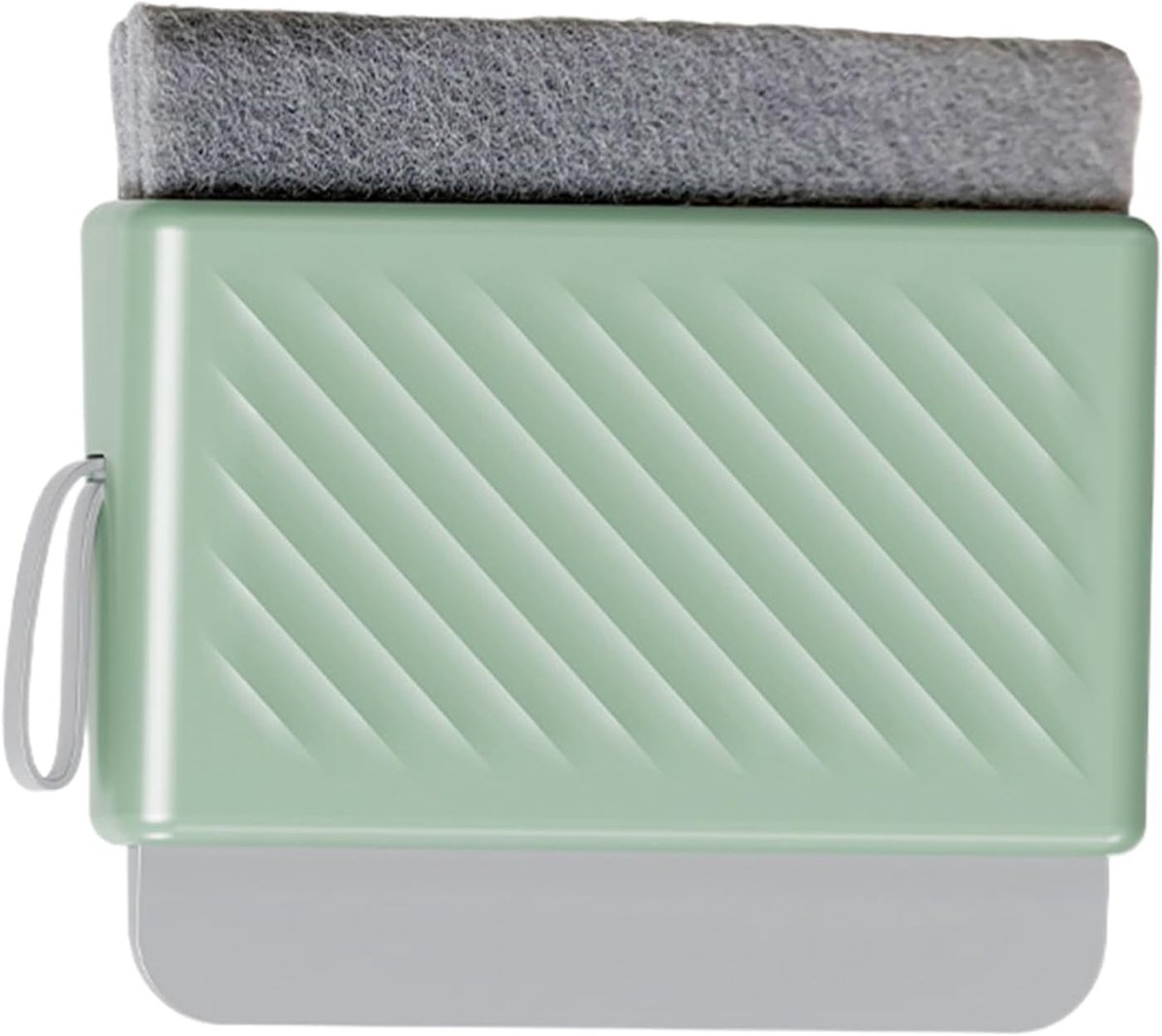 Raamwisser Set - Glas Reiniger - Streeploos Schoonmaken - Flexibele Borstelkop - 14 x 12.4 cm - Groen