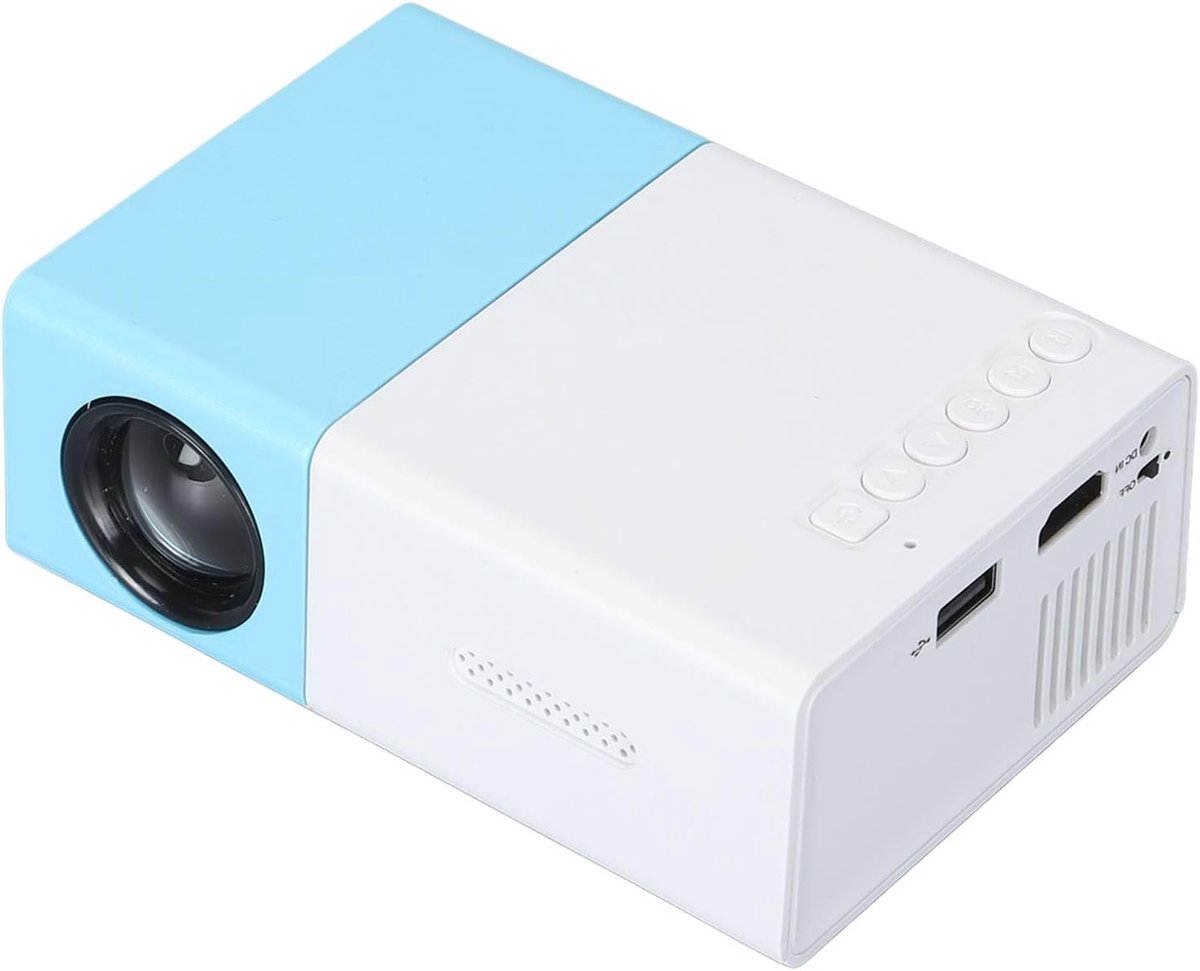 Full HD 1080P Mini Projector voor Buitenfilms en Thuisbioscoop, Draagbare LED Video Projector met HDMI, USB en VGA Aansluitingen voor Smartphone en Laptop