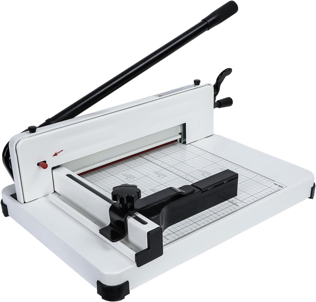 Papier Snijmachine - Papier Snijder - Nauwkeurig Snijden - Ingebouwde Klem - 400 Vel Capaciteit - Wit