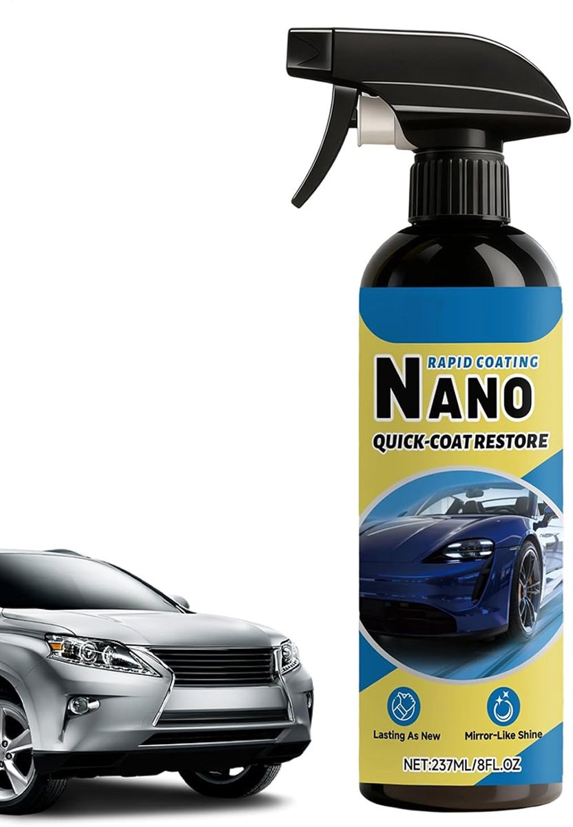 Keramische spray - Coating spray - Voertuig onderhoud - Krasbedekkende formule - 237 ml - Transparant