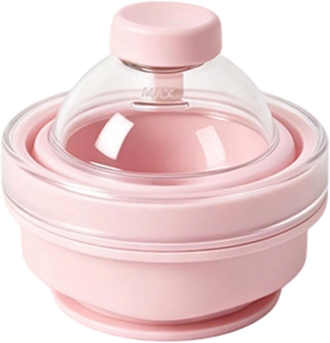 Opvouwbare drinkbeker - Siliconen beker - Dranken meenemen - Met rietje - 325 ml - Roze