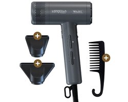 Wahl Vanquish Föhn - Lichtgewicht, ION Technologie & Sneldrogend - Professionele Haardroger - Met 2 Blaasmonden, Kam & Opbergtas - Ultimate Edition