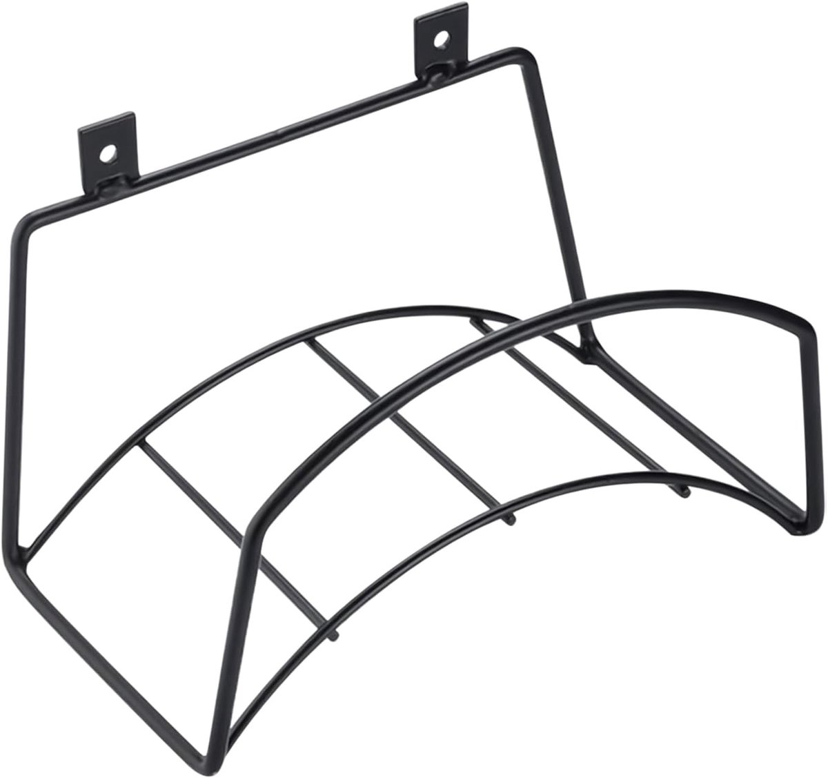 Slanghouder Buiten - Slangopslag Roestvrij - Tuin Organiseren - Verbeterd Stabiliteitsontwerp - 23.5 cm Lengte - Zwart