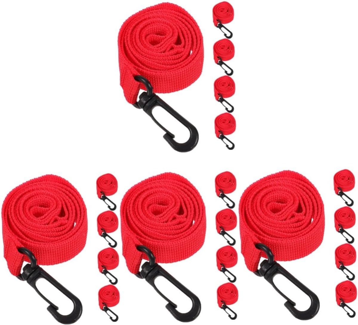 Kinderveiligheidsriemen - Wandeltouwen - Veilig Wandelen - Anti-verloren ontwerp - 4 sets - Rood