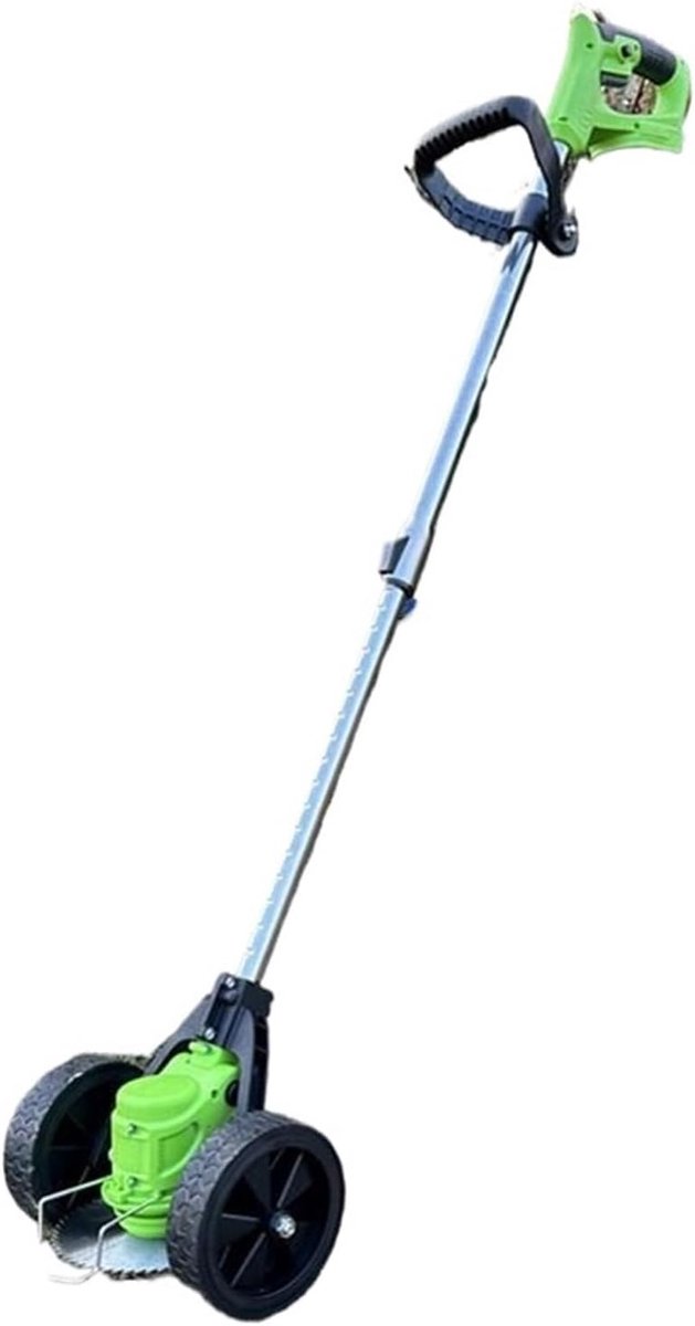 Steunwiel grasmaaier - Hulpwiel trimmer - Gazononderhoud - Verstelbare ondersteuning - 12.5 cm wiel - Zwart