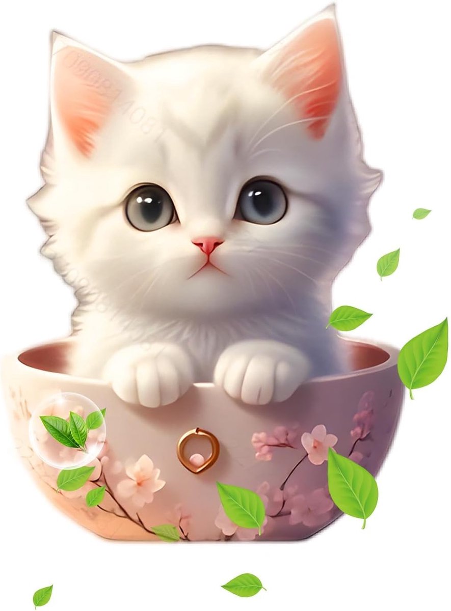 Katten Luchtverfrisser - Auto Verfrisser - Auto Opfrissen - Schattig Design - 6x6 cm - Niet gespecificeerd