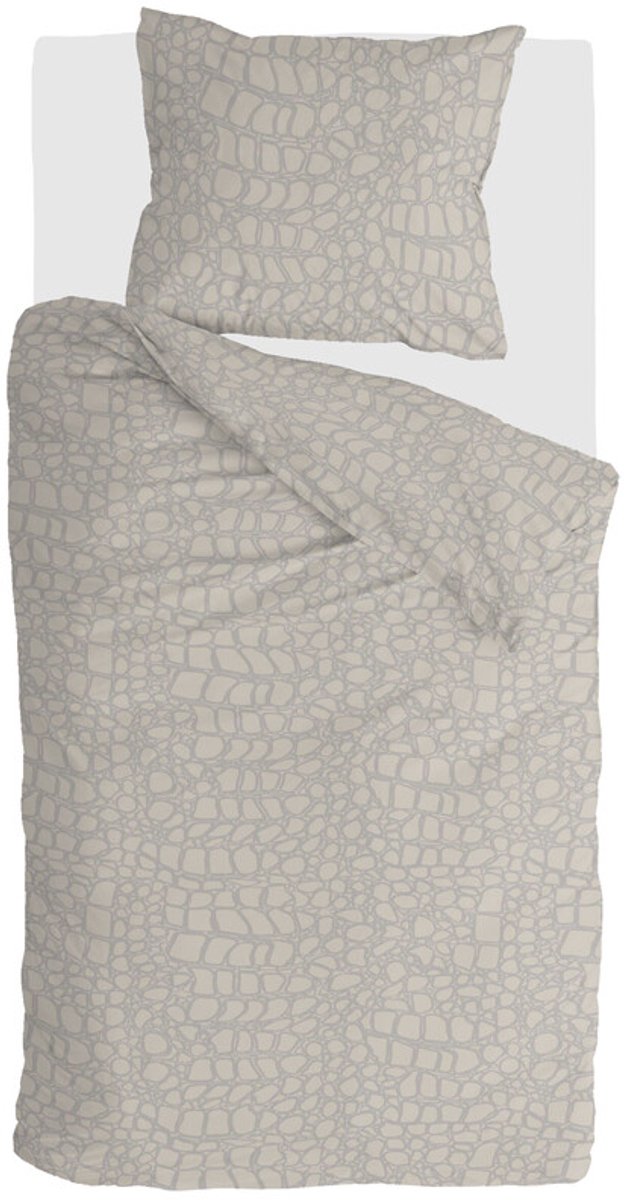 Byrklund Dekbedovertrek Kiki - 140x220 - 80% Polyester / 20% Katoen - Beige