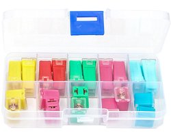 Zekeringen Assortiment - Auto Zekeringen - Voertuig Beschermen - Koperlegering Beveiliging - 20 Delige Set - Gekleurd