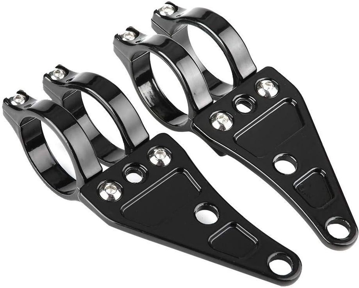 Haltering voor Scheinwerper en Lamp 38mm-41mm voor Motorraden - 2-delige Set voor Betrouwbare Bevestiging