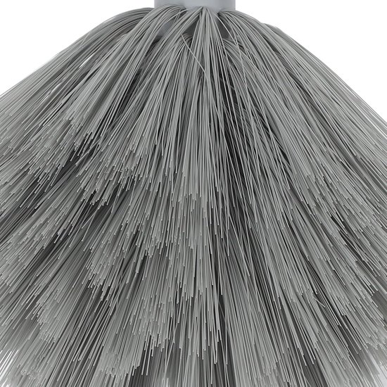 Klusjes Borstel - Spinnenweb Verwijderaar - Hoge Oppervlakken Schoonmaken - Uitschuifbare Steel - 142 cm - Grijs — afbeelding 5