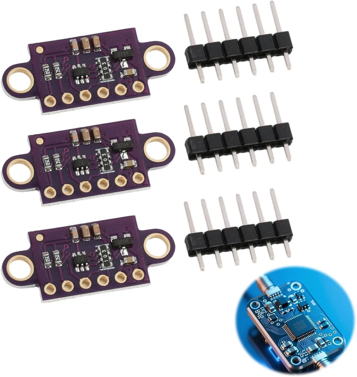 Laser afstandsensor 3x - VL53L0X 940nm - I2C interface - ideaal voor robotprojecten - SnelShoppen
