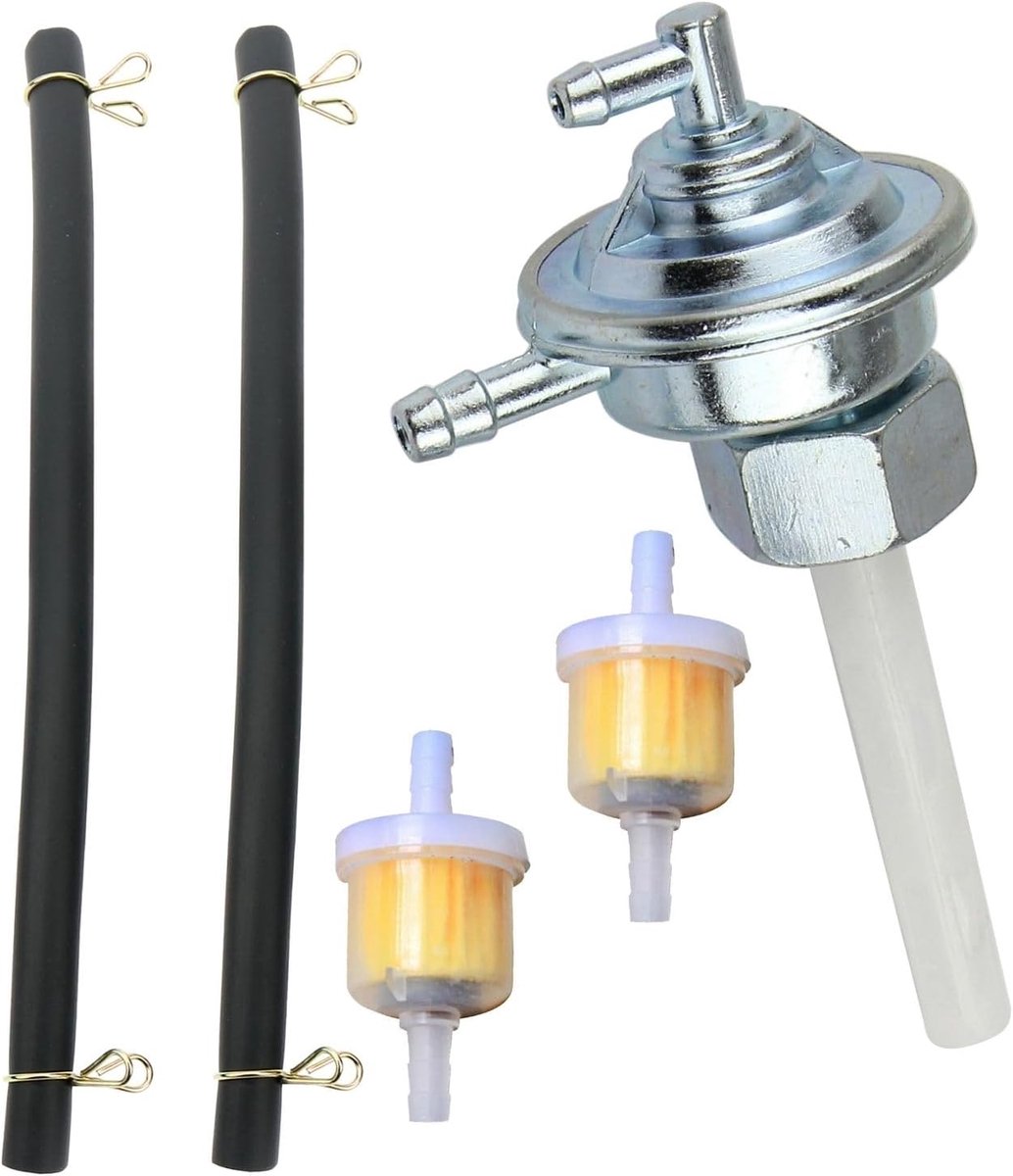 Benzinekraan M16 x 1,5 - universeel met filter - robuuste metalen constructie - SnelShoppen
