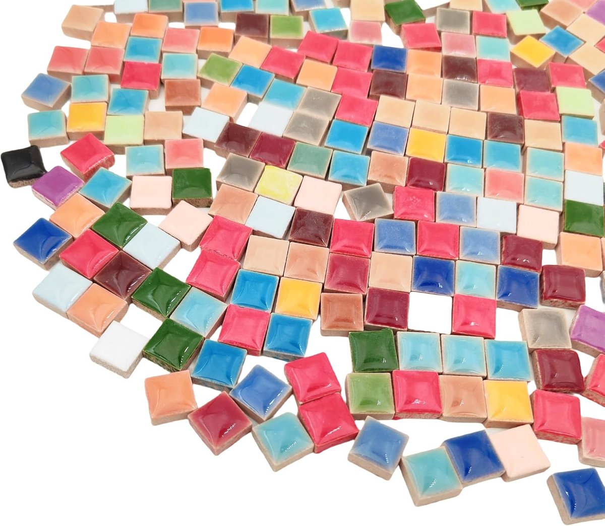 500 g Willekeurige Keramiek Mozaïektegels, Doe-het-zelf Maken Creatieve Keramische Mozaïek Tegels Voor Doe-het-zelf Knutselplaten, Bloempotten Vazen Bekers, Mozaïek Maken Benodigdheden