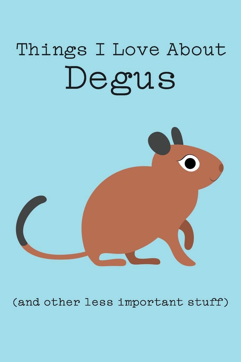 I Love About Degus (and other less important stuff): Blank Lined Journal