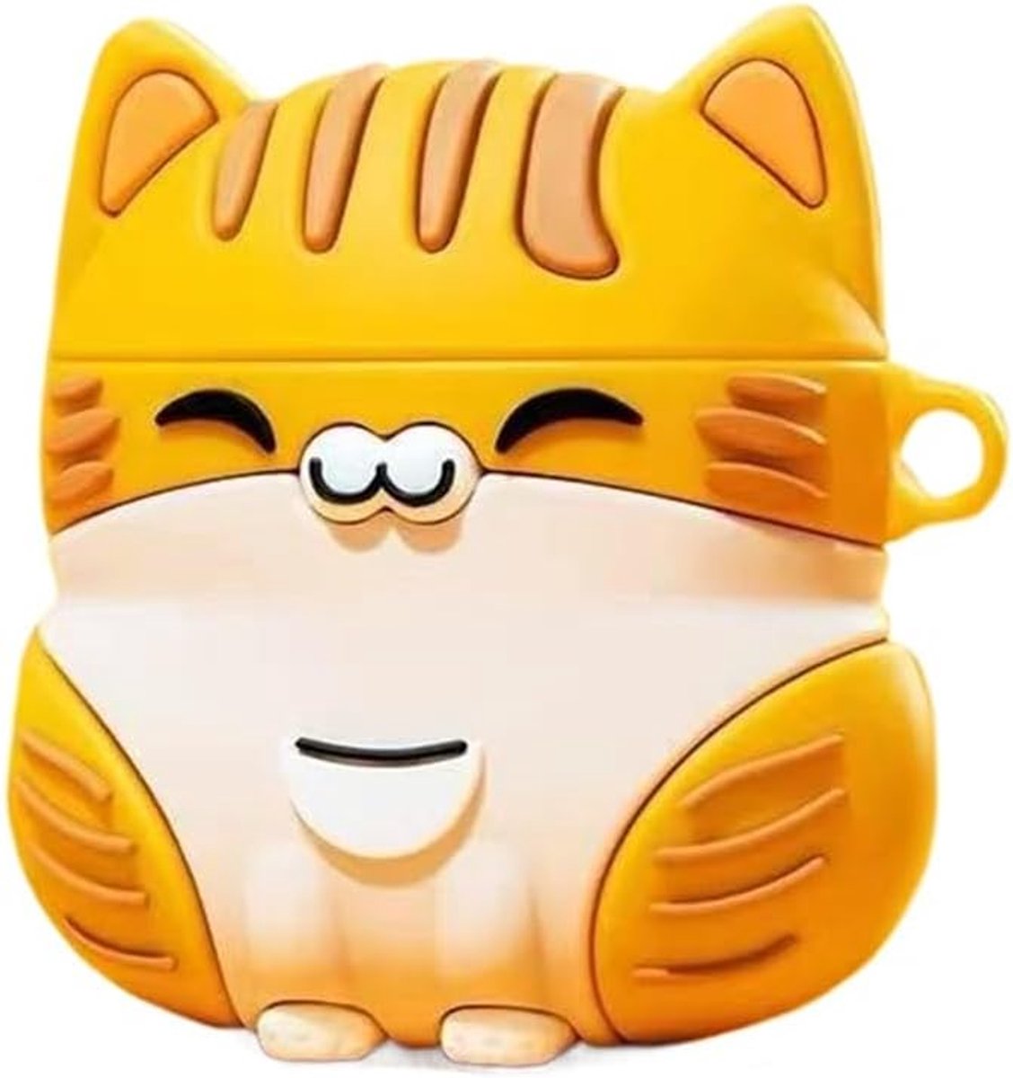 3D Cartoon Kat Ontwerp Oordopjes Hoes voor Airpods pro 3 (2025), Kawaii Siliconen Hoofdtelefoon Beschermhoes voor Airpod pro 3e Gen voor Meisjes Jongens (Geel)