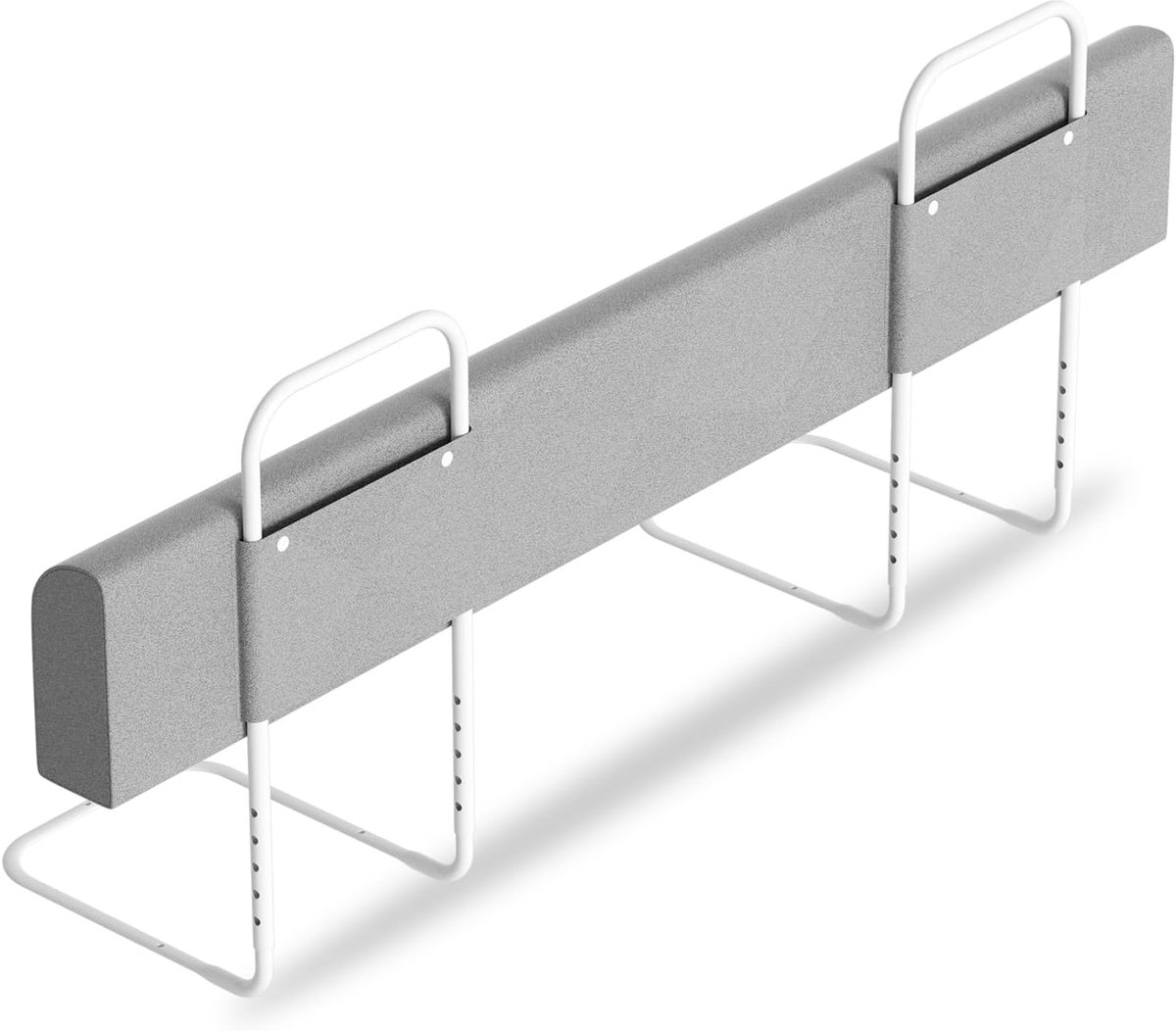 Bedhekje 150cm - In hoogte verstelbaar beschermingshekje voor kinderbedden - 5-gats bedhekje met valbescherming - Geschikt voor boxspringbedden en kinderbedden - Bedrandbescherming van