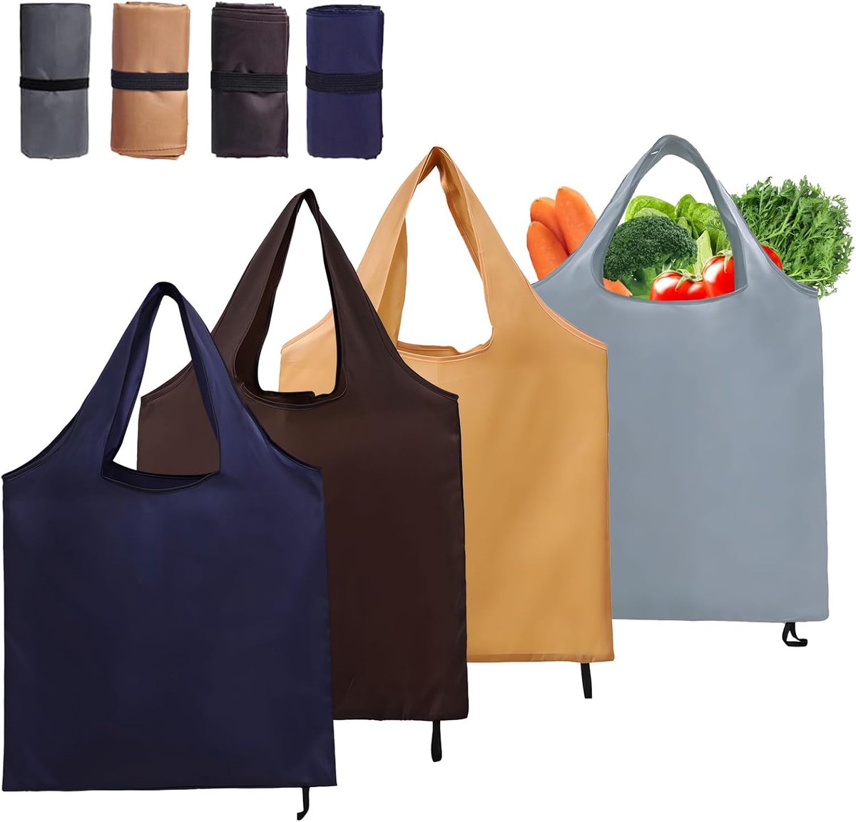Vouwbare boodschappentas 56 x 69 cm - Eco-vriendelijk - Herbruikbare tas voor boodschappen - SnelShoppen
