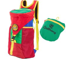 Opvouwbare rugzak 18L - lichtgewicht waterbestendig - kleurblokontwerp - ideaal voor outdoor trekking - SnelShoppen
