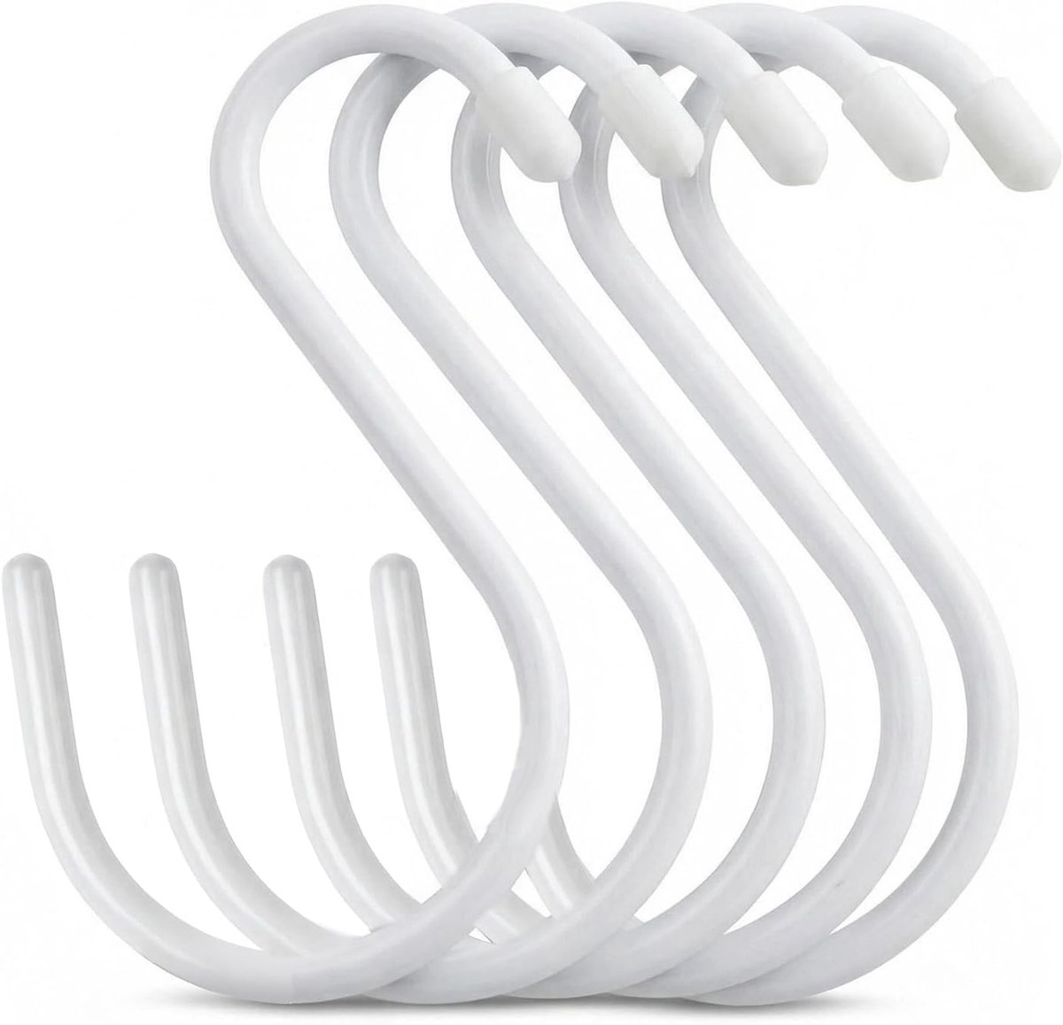 S-haken 15 cm - grote rubberen haken - antislip - ideaal voor het ophangen van planten - SnelShoppen