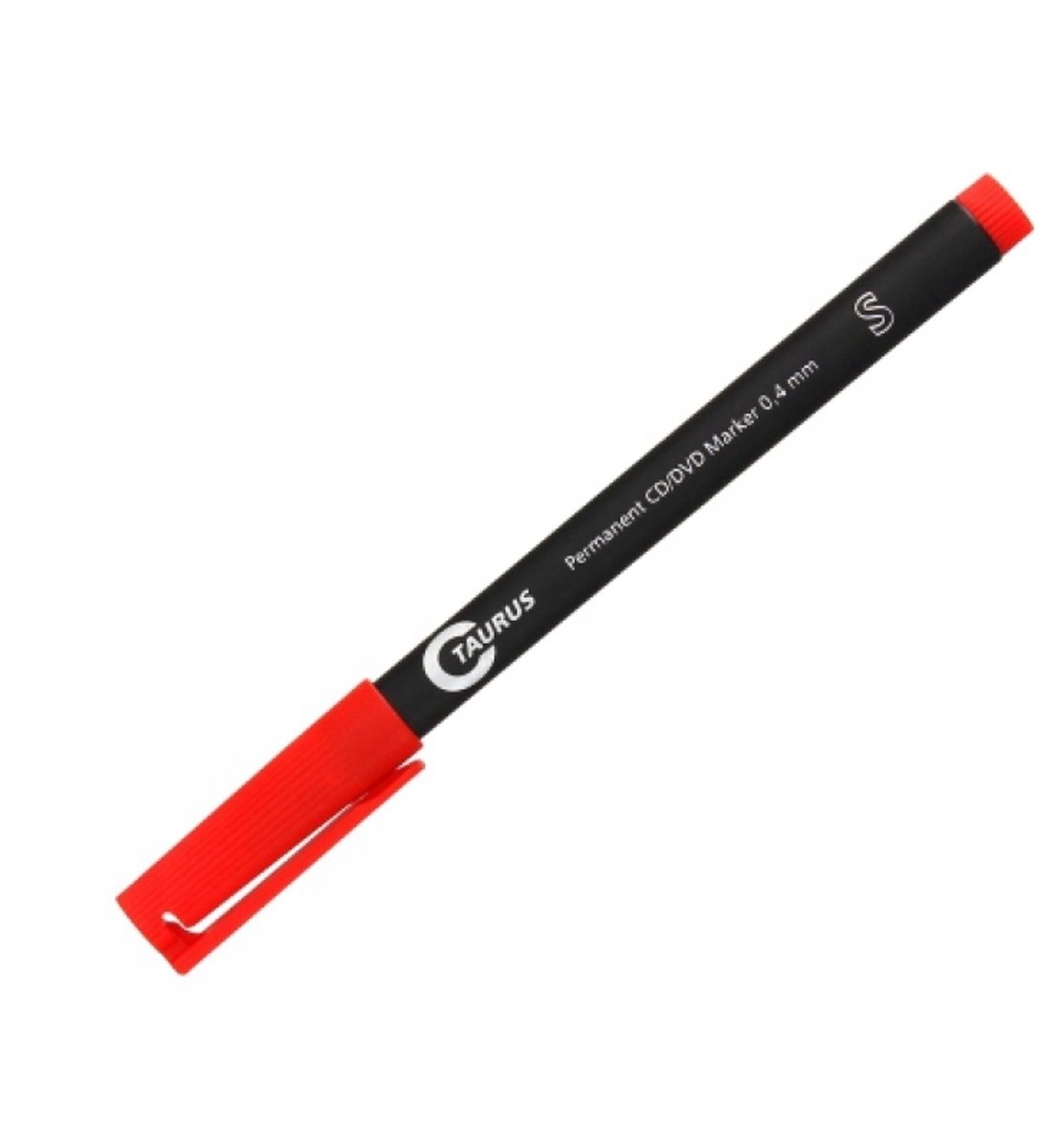 Taurus CD/DVD Marker Permanent Rood - Sneldrogend & Watervast