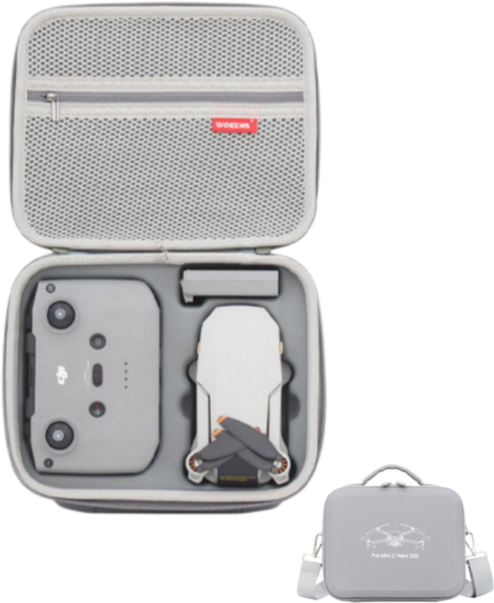 Casalora Tas voor DJI Mini2 / 2se Case, Draagtas voor DJI Mini2/2se Combo Accessoires, Compacte Reistas voor Controlle RC-N1 Accukoffer, voor Drone Bescherming/opslag