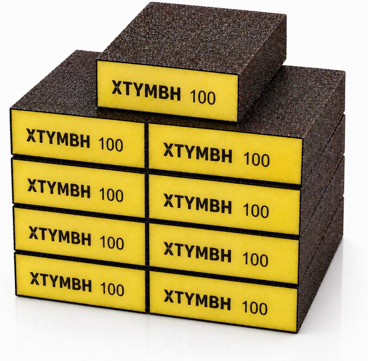 Schuurblokken 9 stuks - nat en droog schuurpapier - herbruikbare schuurspons - ideaal voor houtbewerking - ShopVlot