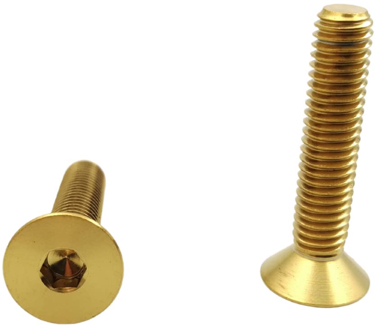 Titanium Bolts M4 20mm - GR5 Titanium Countersunk Head - Lichtgewicht en sterk - Voor gebruik op fietsen - ShopVlot