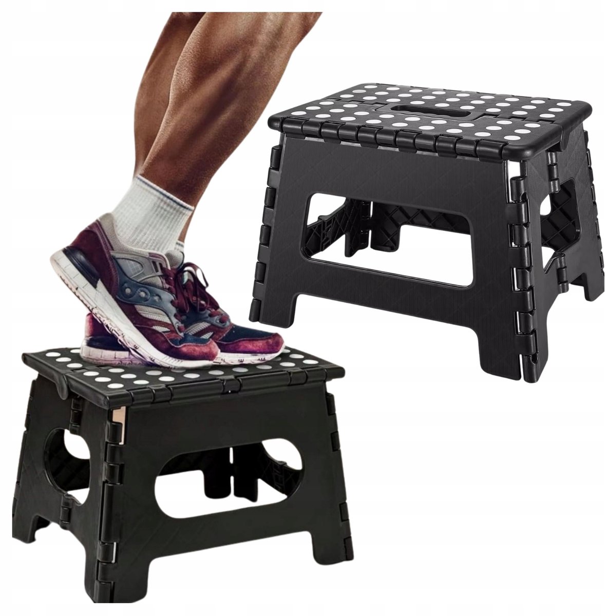 Opvouwbaar Stoeltje 22 cm - Kunststof, Draagbaar, Douchekruk