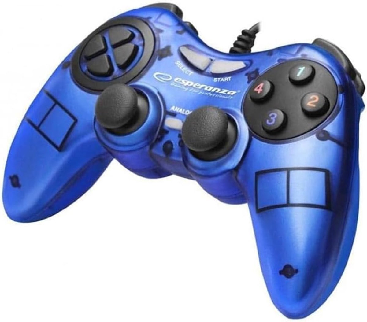Gamepad USB Fighter Joypad - EGG105B - Bedraad - Geschikt voor Windows - ShopVlot