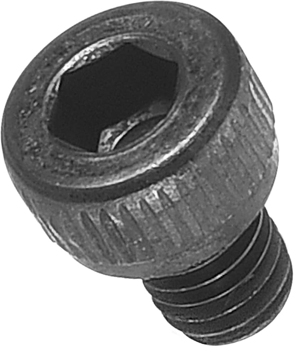 Inbusschroeven (M3 - 0,5 x 4 mm) 50 stuks, koolstofstaal, alle aandrijving, metrisch oxide, volledige schroefdraad - machineklasse 12.9 UNC binnenzeskantschroeven, zwart
