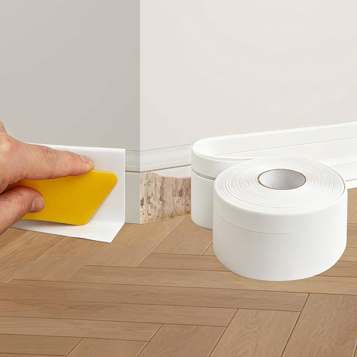 Plint zelfklevende plint en knikstrip voor badkamer keuken