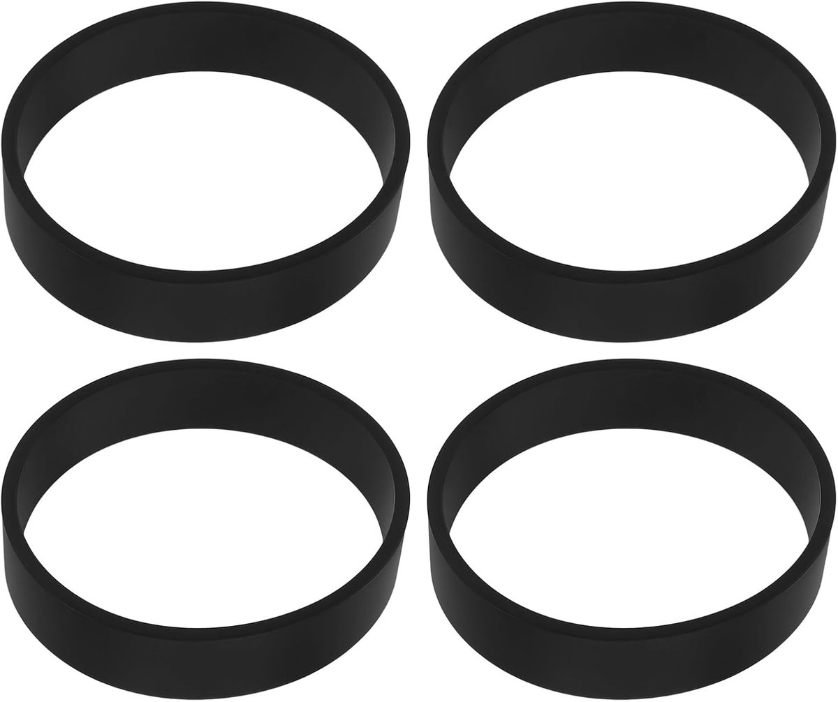 4 stks Stofzuiger Riem Vervanging Rubber Riem 301289 301289G Compatibel met Kirby Heritage 1 Legend Legend 2 Rechtopstaande Stofzuigers Zwart