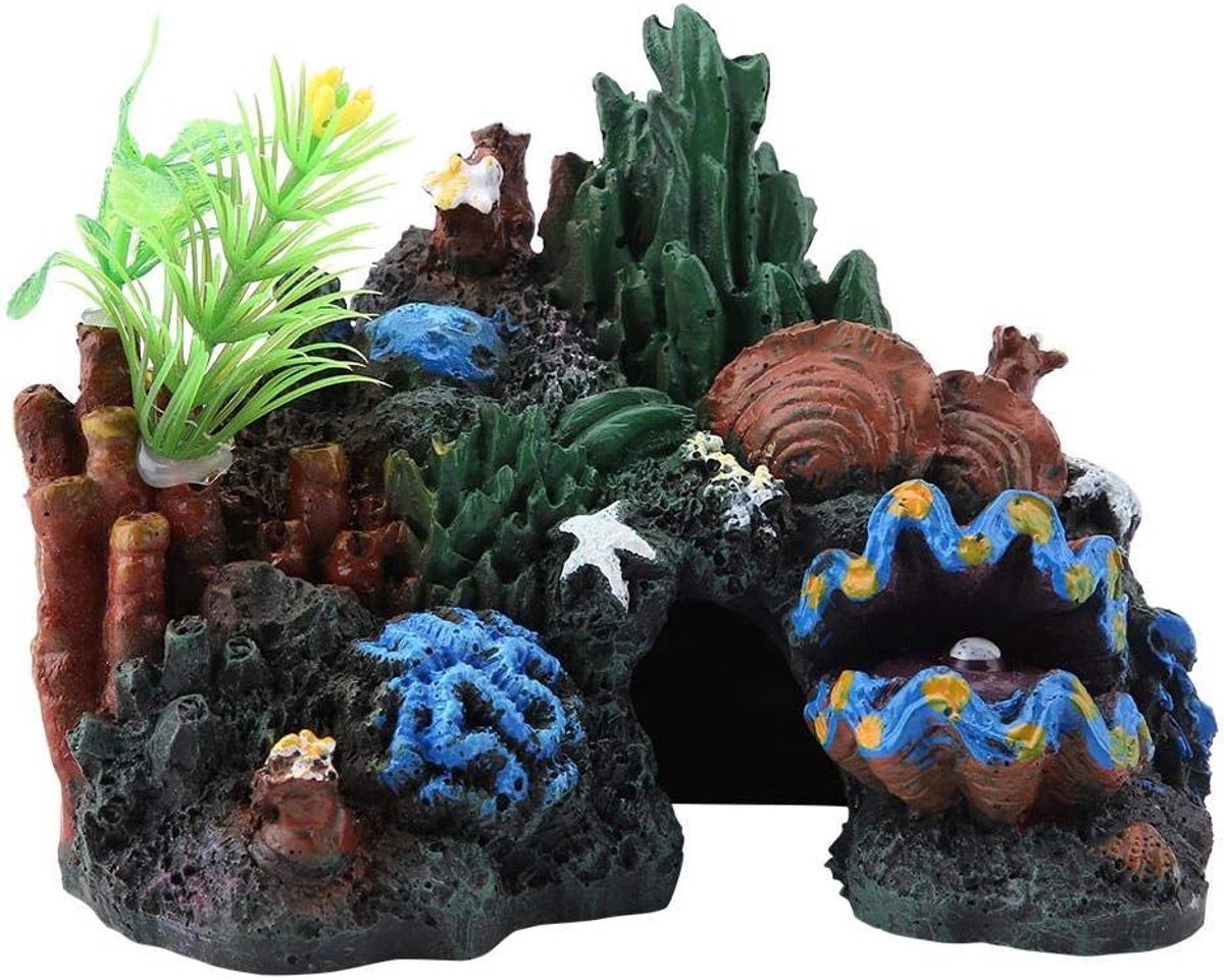 Künstliches Meereskorallenriff, Harz, Höhlendekoration, Aquatische Miniaturen, Landschaft Für Aquarien
