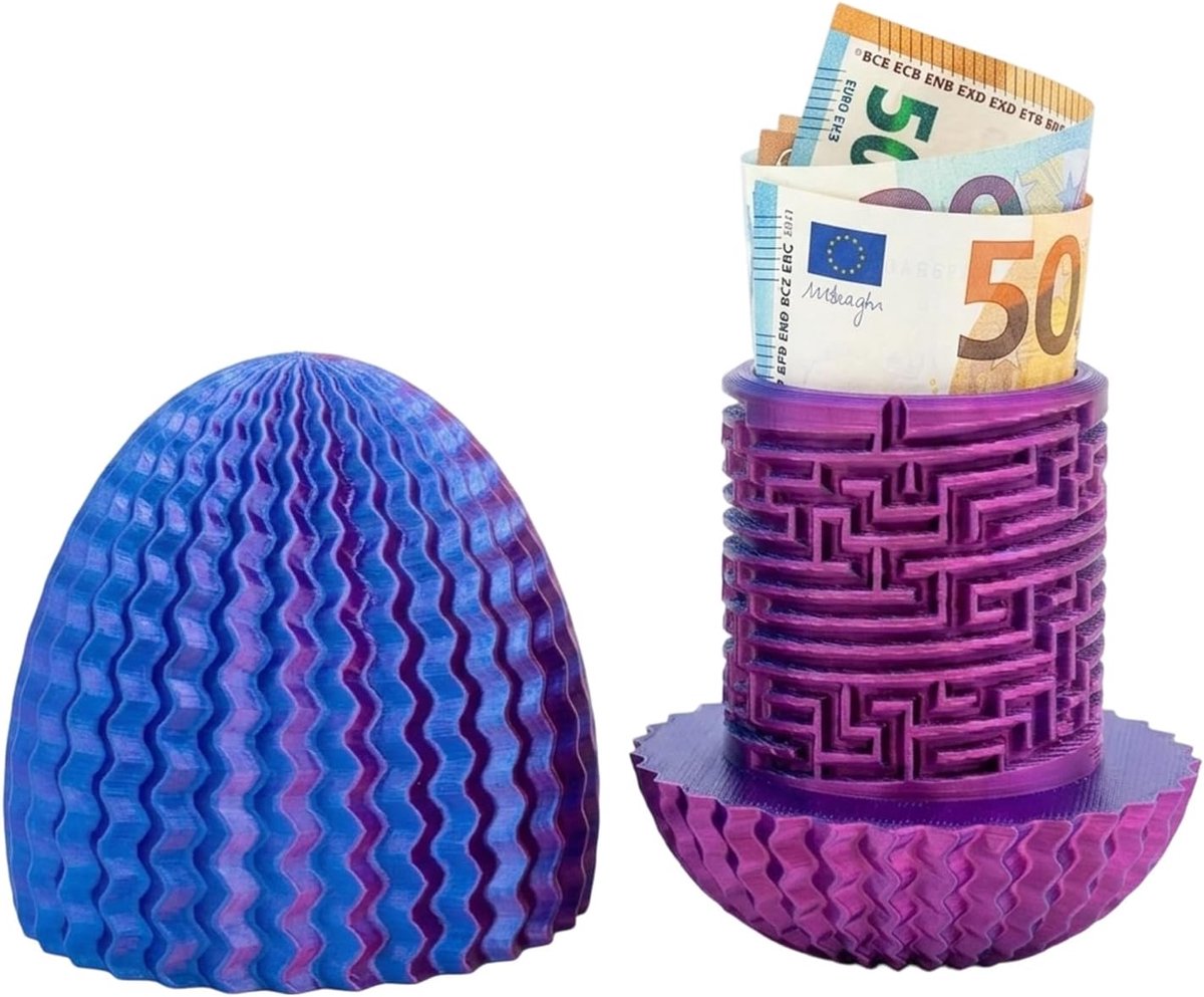 Box voor geld, raadselbox voor geldgeschenken, 3D-geduldspel met verborgen vak, interactief geldcadeau voor volwassenen, uitdagend logicspel voor volwassenen, Wiederve