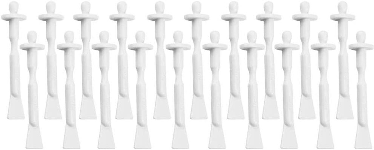 20 stks Waxing Applicators, Warme Wax Spatels Sticks voor Neus Reiniging, Wenkbrauw, Gezichtshaar Verwijdering 1,5 x 9 cm